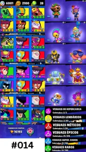 Contas de Brawl Star - #014 📅2023 | 63 brawalers - Brawl Stars