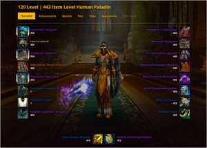 WoW ACC Tigre Spectral Veloz | Corcel De Tyrael | 75 Neck - Blizzard