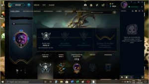 "!CONTA CRIADA A ALGUNS MESES!" - League of Legends LOL