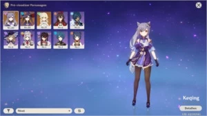 Keqing, Mona e outros. Dois Personagens 5 estrelas. Ar8 - Genshin Impact