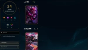 Conta lv31, Unranked S7. - League of Legends LOL