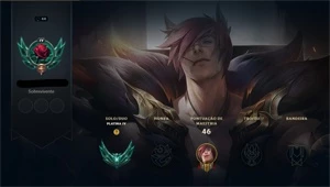 CONTA PLATINA 4  EMAIL NÃO CONFIRMADO - League of Legends LOL