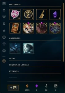Nível 365, Todos Campeões, 854K Teemo, 119 Skins, 55 Épicas - League of Legends LOL