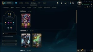 CONTA LEAGUE OF LEGENDS PRATA III, XP 106 LOL