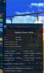 ACC NADMO OMEGAMON RUSTY + TRUEVICE - Digimon Masters Online