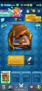 Conta Clash Royale │7216 Trofeús │26 Carta Lvl 14 │ Nível 45