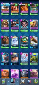 Conta Clash Royale │7216 Trofeús │26 Carta Lvl 14 │ Nível 45