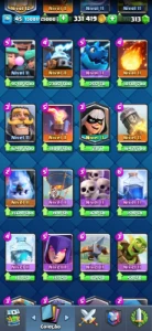 Conta Clash Royale │7216 Trofeús │26 Carta Lvl 14 │ Nível 45