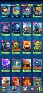 Conta Clash Royale │7216 Trofeús │26 Carta Lvl 14 │ Nível 45