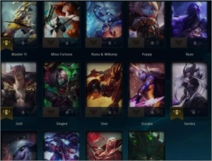 Conta unranked - prata 2 elo provisório (elo passado gold 1) - League of Legends LOL