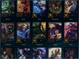 Conta unranked - prata 2 elo provisório (elo passado gold 1) - League of Legends LOL