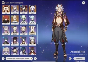 Conta Genshin Impact, 15 personagens 5⭐️ 6 armas 5⭐️