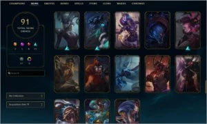 CONTA DIAMANTE 4 COM MAIS DE 100 CAMPEÕES E 92 SKINS - League of Legends LOL