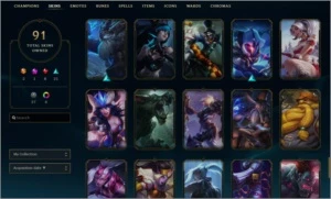 CONTA DIAMANTE 4 COM MAIS DE 100 CAMPEÕES E 92 SKINS - League of Legends LOL