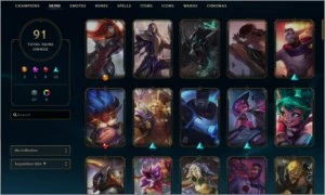 CONTA DIAMANTE 4 COM MAIS DE 100 CAMPEÕES E 92 SKINS - League of Legends LOL