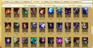 CONTA LEAGUE OF LEGENDS BR- 11 SKINS - 71 CHAMP - UNRANKED LOL