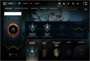 Conta platina 3 SEM EMAIL VERIFICADO com 8 skins e 50 champs - League of Legends LOL