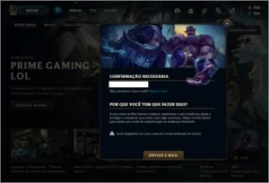 Conta platina 3 SEM EMAIL VERIFICADO com 8 skins e 50 champs - League of Legends LOL