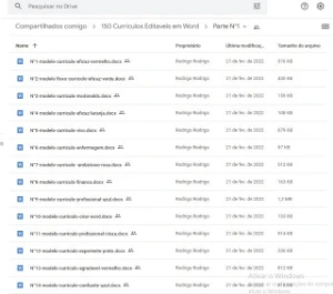 150 Modelos De Currículo Profissional Editável - Serviços Digitais