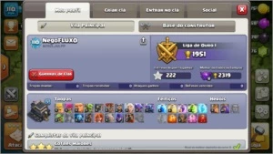 Vendo conta clash of clans cv 9