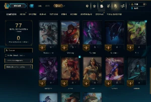 Unranked com 35 Champs e 12 Skins +2 Fragmentos - League of Legends LOL