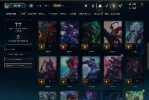 Unranked com 35 Champs e 12 Skins +2 Fragmentos - League of Legends LOL