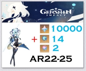 Genshin Impact conta eula gema 10000+ gemas AR 20+