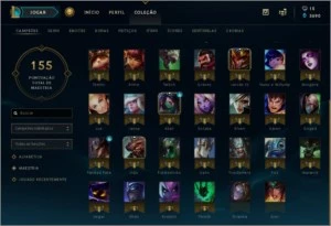 Conta Lol Level 44 // 15 skin // platina 4 // 41 champ - League of Legends