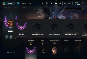 Mestre com 35 Champs e 3 Skins + 2 Fragmentos - League of Legends LOL