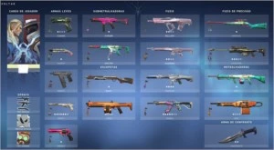 CONTA VALORANT COM SKINS DE MELHOR JOGABILIDADE!!