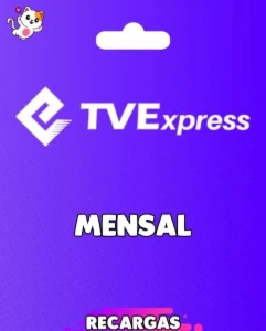 Recarga TV Express Mensal + de 350 Canais - Gift Cards