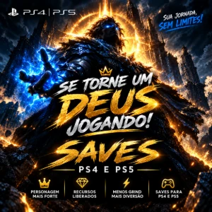 Saves Ps4 Ps5 | Recursos Liberados, Nivel, Poder Absoluto!!! - Outros