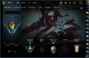 Conta lol  platina league of legends