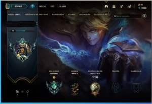 Conta lol  platina league of legends