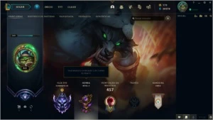 Conta de LOL antiga (2012) com skins. Diamante solo e flex. - League of Legends