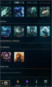 Conta league of legends platina 4 LOL