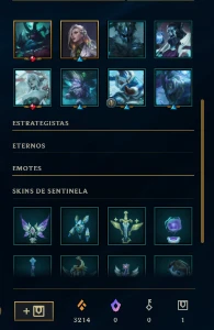 Platina I - LvL 62 - 45 campeões - 20  Skins - 6 Chromas  (F - League of Legends LOL