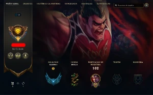 Platina I - LvL 62 - 45 campeões - 20  Skins - 6 Chromas  (F