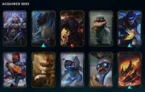 conta smurf upada a mão unranked (elo season passad) - League of Legends LOL