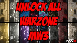 Unlock All Call Of Duty Warzone E Mw3 COD