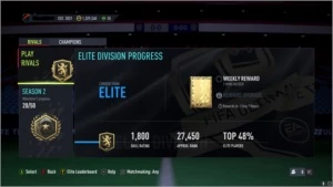 Conta Fifa 22 PC Origin Elite Division Com 1.3M Coins+Jogos