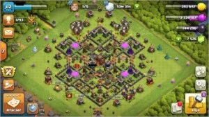 Centro de Vila 10 com 7200 Gemas! - Clash of Clans