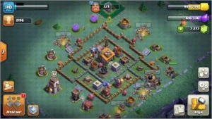 Centro de Vila 10 com 7200 Gemas! - Clash of Clans