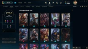 CONTA LEAGUE OF LEGENDS LOL