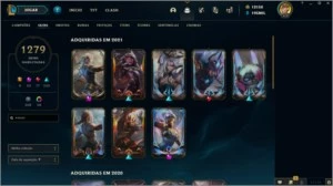 CONTA LEAGUE OF LEGENDS LOL