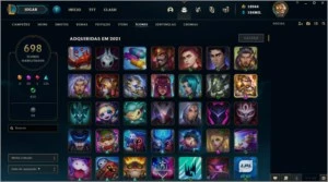 CONTA LEAGUE OF LEGENDS LOL