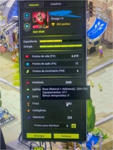 Conta Dofus Om 14. (toda equipada e scroll em str)