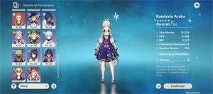Ayaka, zhongli , keking , cyno ,qiqi + atlas celestial - Genshin Impact