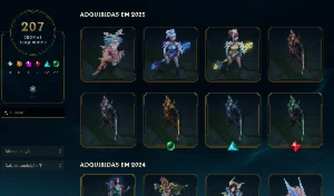 Conta League of Legends Kayle Juiza - Ahri ascend + 430 skin LOL