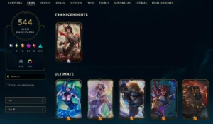 Conta League of Legends Kayle Juiza - Ahri ascend + 540 skin LOL
